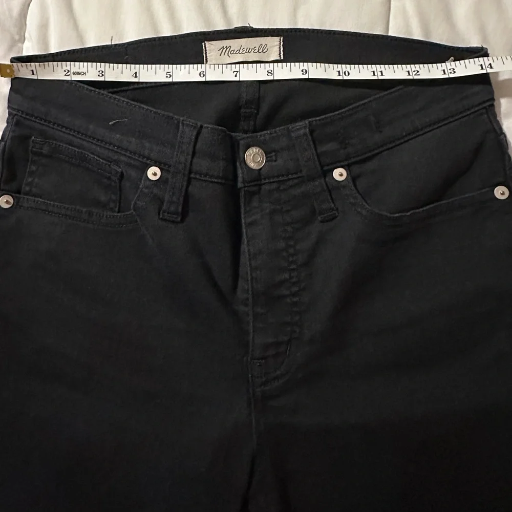 Madewell Classic Black Denim Jeans - Picture 3 of 4